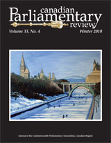 Canadian Parliamentary Review Cover